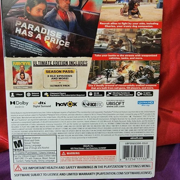 Far Cry 6 Ultimate Steelbook Edition - PlayStation 5 GameStop Exclusive - Picture 2 of 2